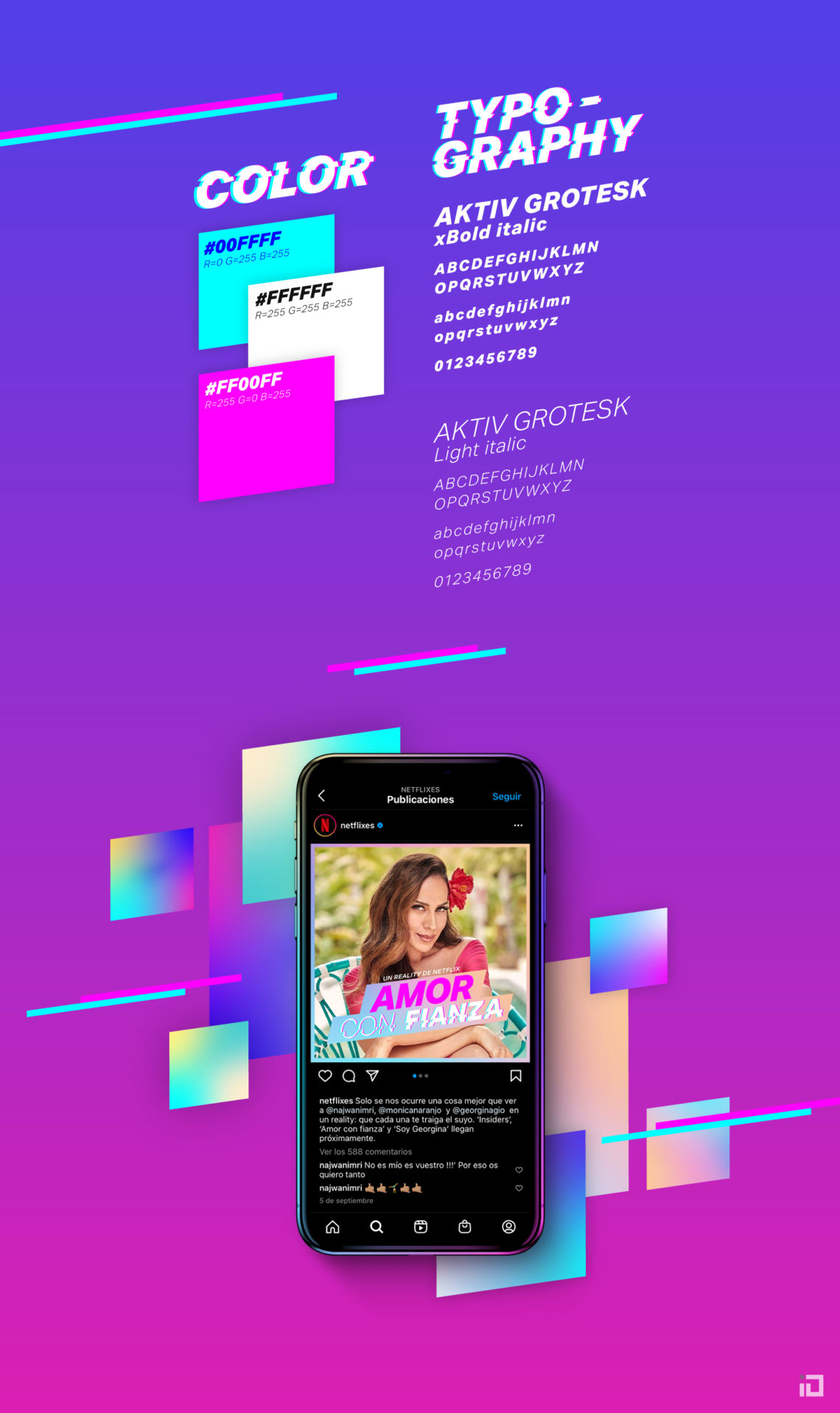 Amor con fianza - Title treatment & Resolve - Binalogue - Art direction, Design & Motion graphics