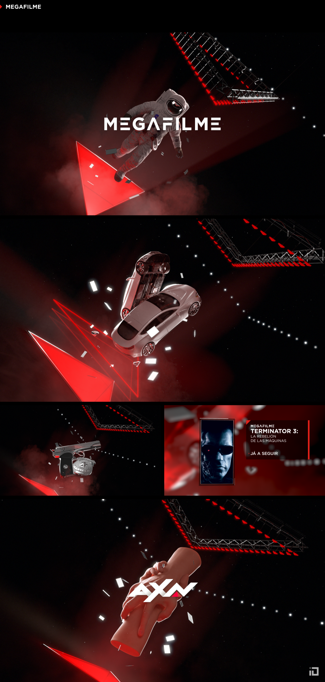 AXN Portugal Graphics Package - Binalogue - Direction, design & motion graphics