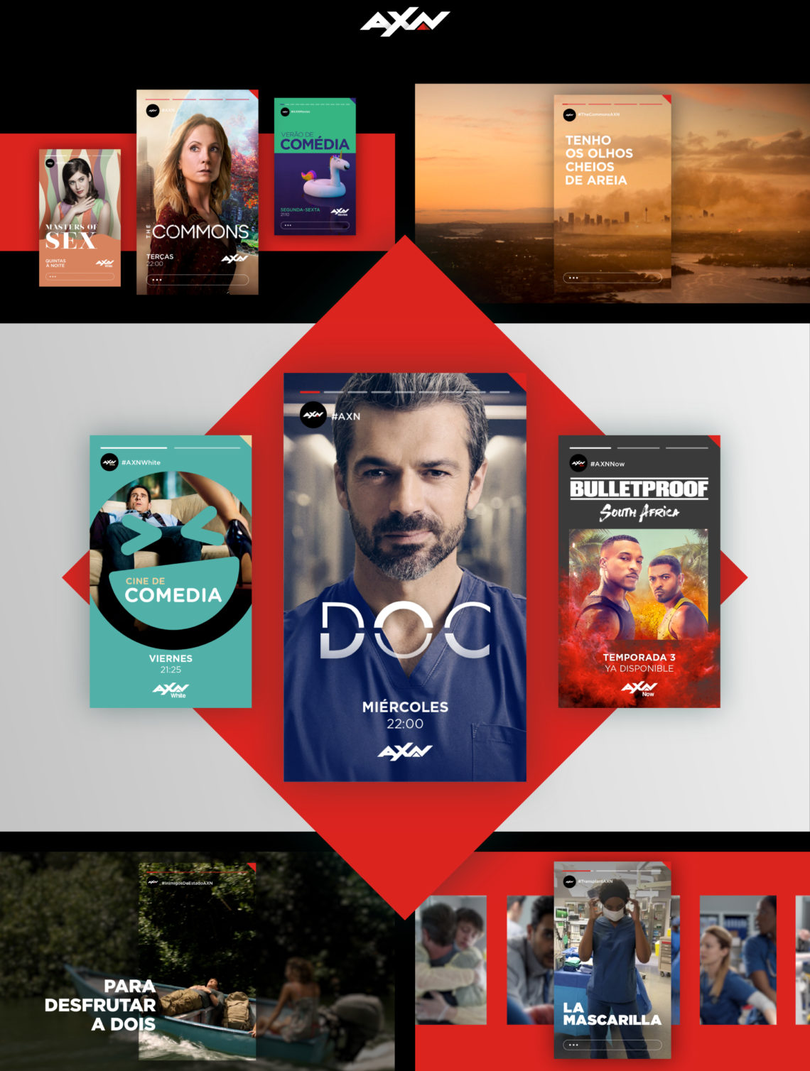 AXN Summer Stories - Spain & Portugal - Binalogue - Direction, design & motion graphics