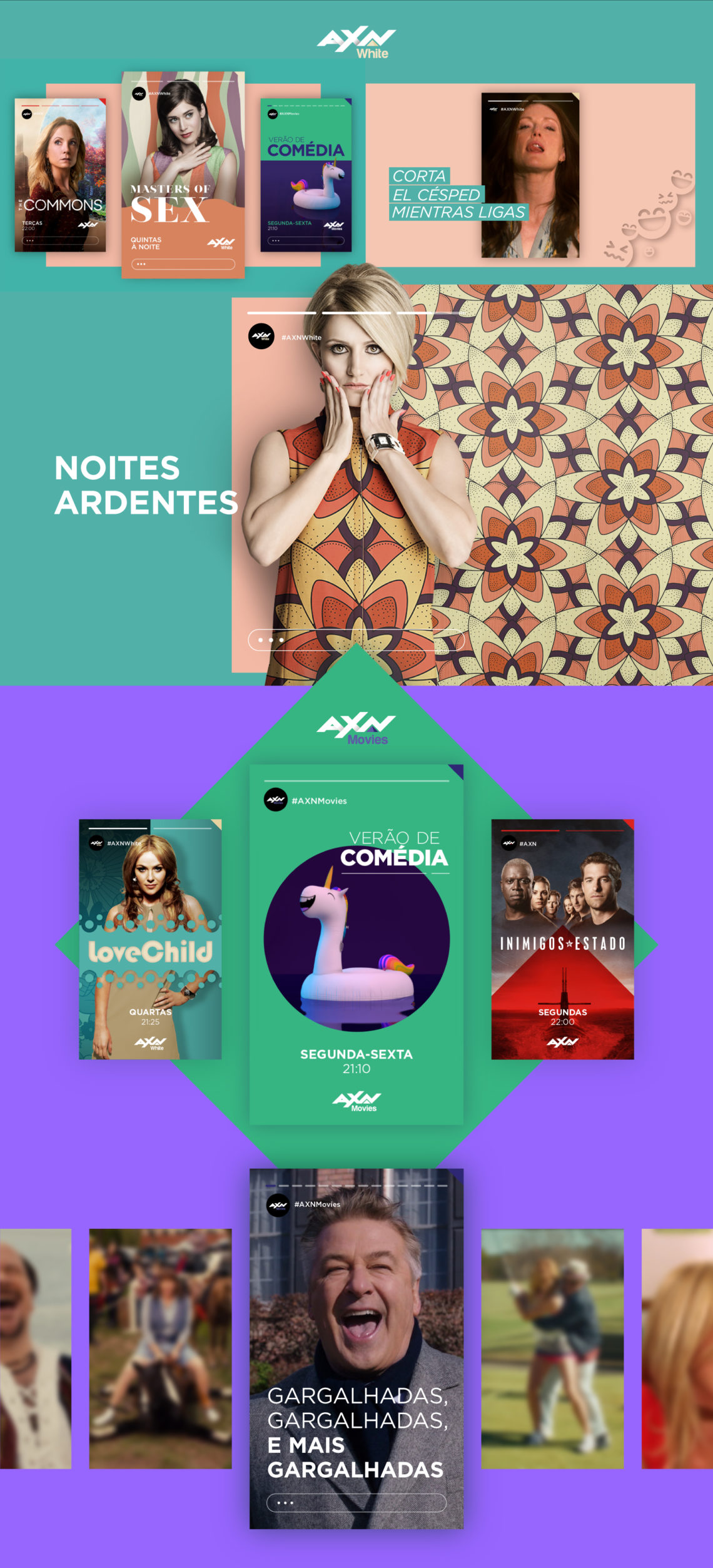 AXN Summer Stories - Spain & Portugal - Binalogue - Direction, design & motion graphics