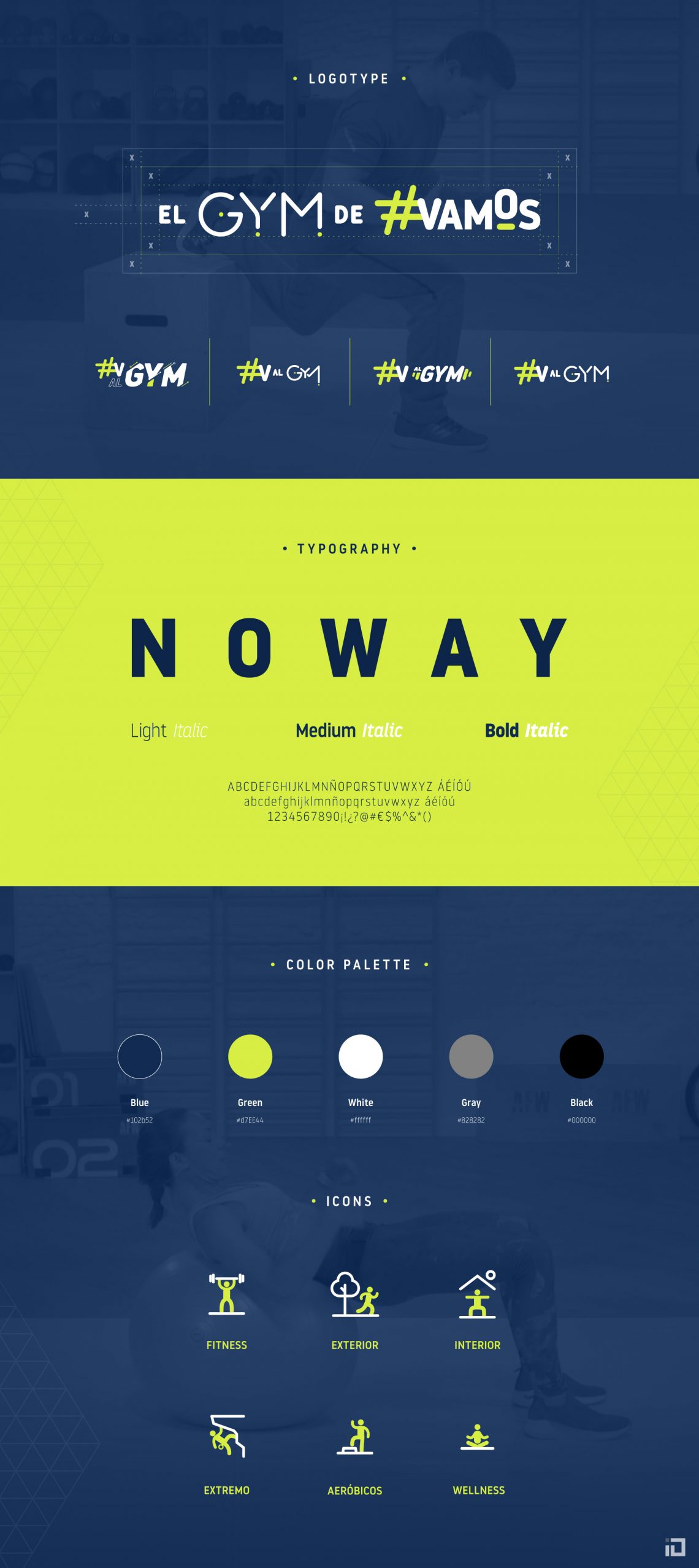 El GYM de #vamos - Branding & Graphics package - Binalogue - Direction & Motion design