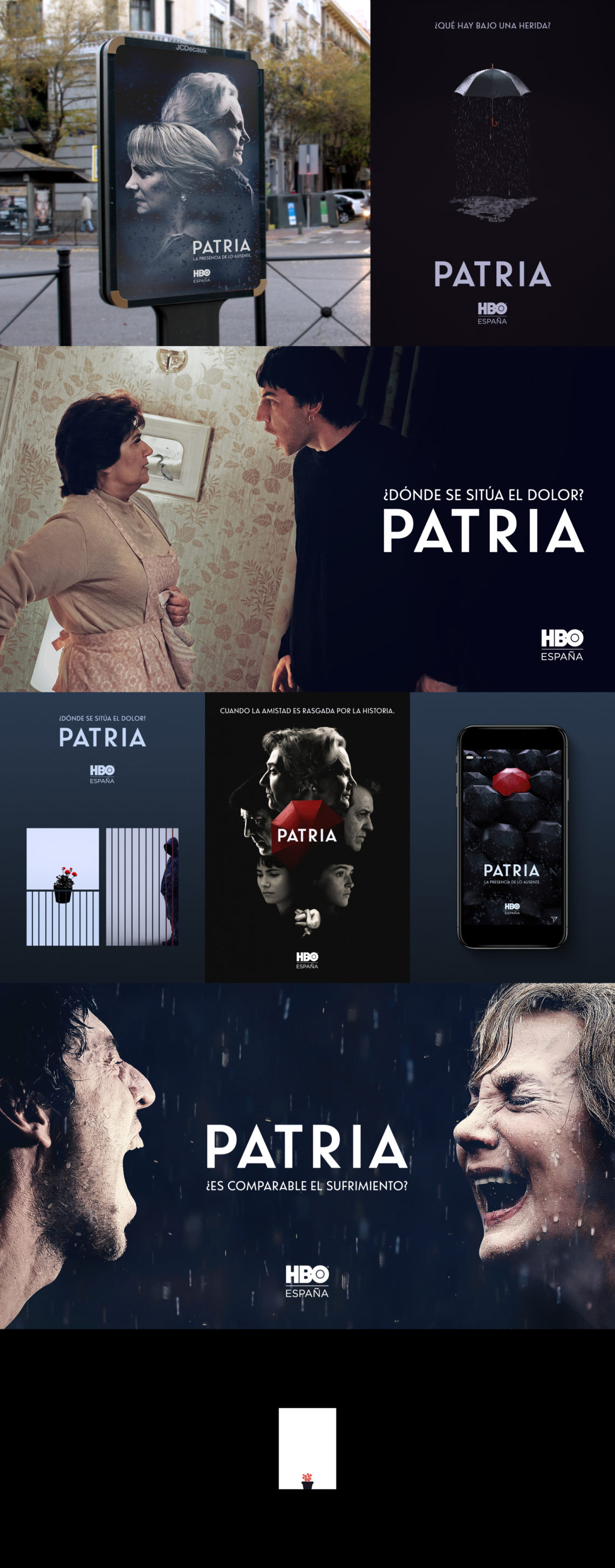 Patria - HBO original series - Promotional assets - Binalogue - Art direction, Design & Illustration