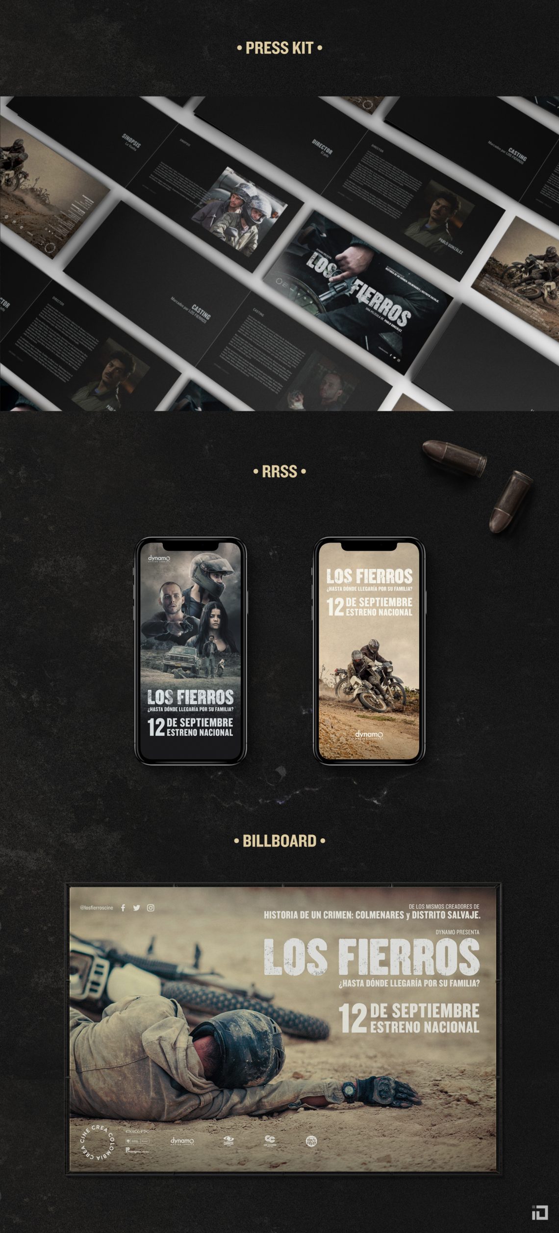 Los Fierros - Movie Poster - Binalogue - Art Direction, Design & Motion Graphics