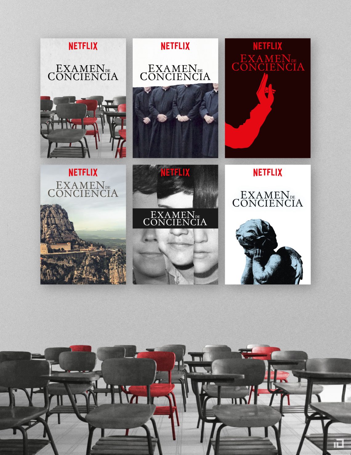 Examen de Conciencia - Netflix platform art - Binalogue - Art direction, Design & Illustration