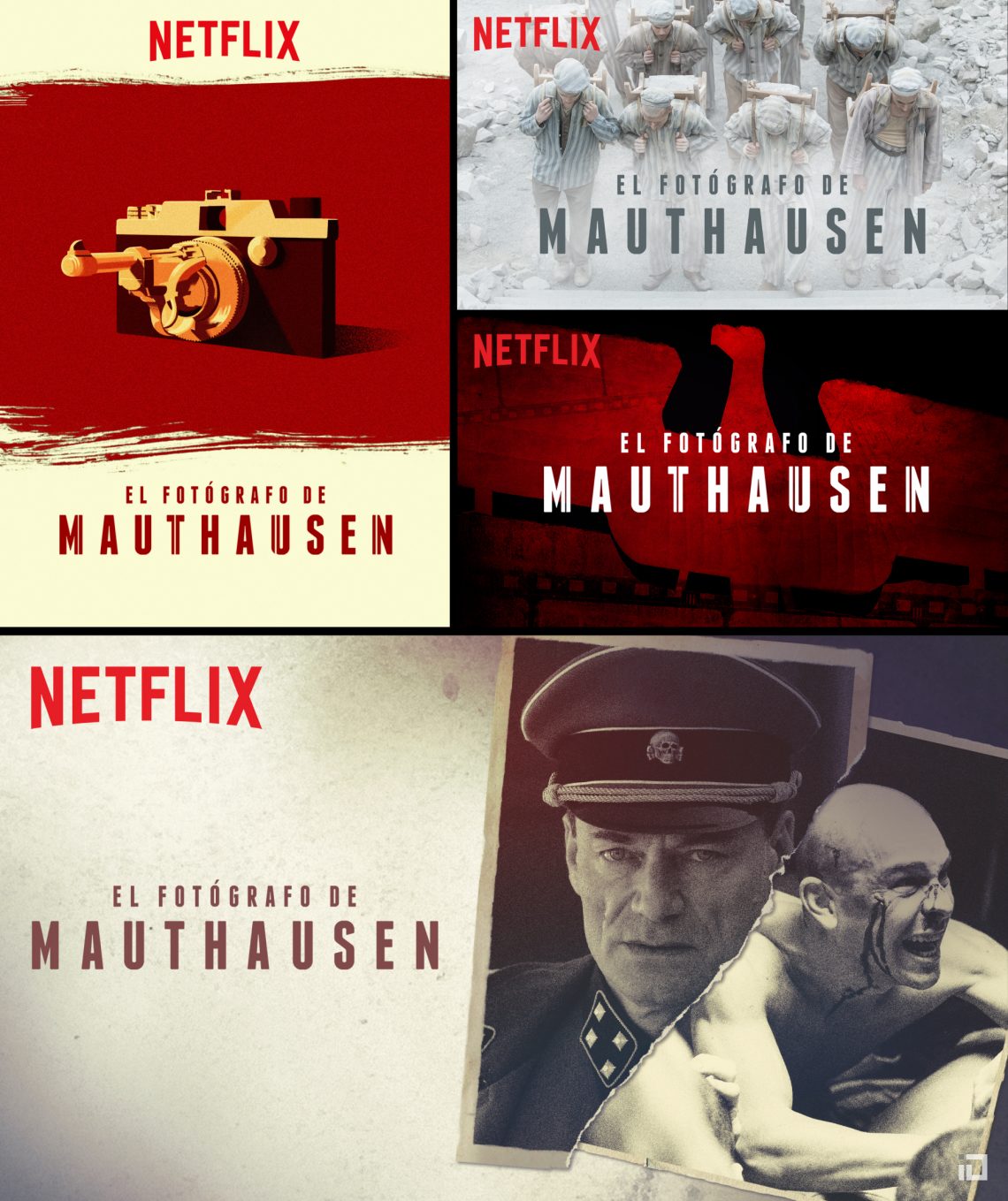 El Fotógrafo de Mathausen - Netflix platform art - Binalogue - Art direction, Design & Illustration
