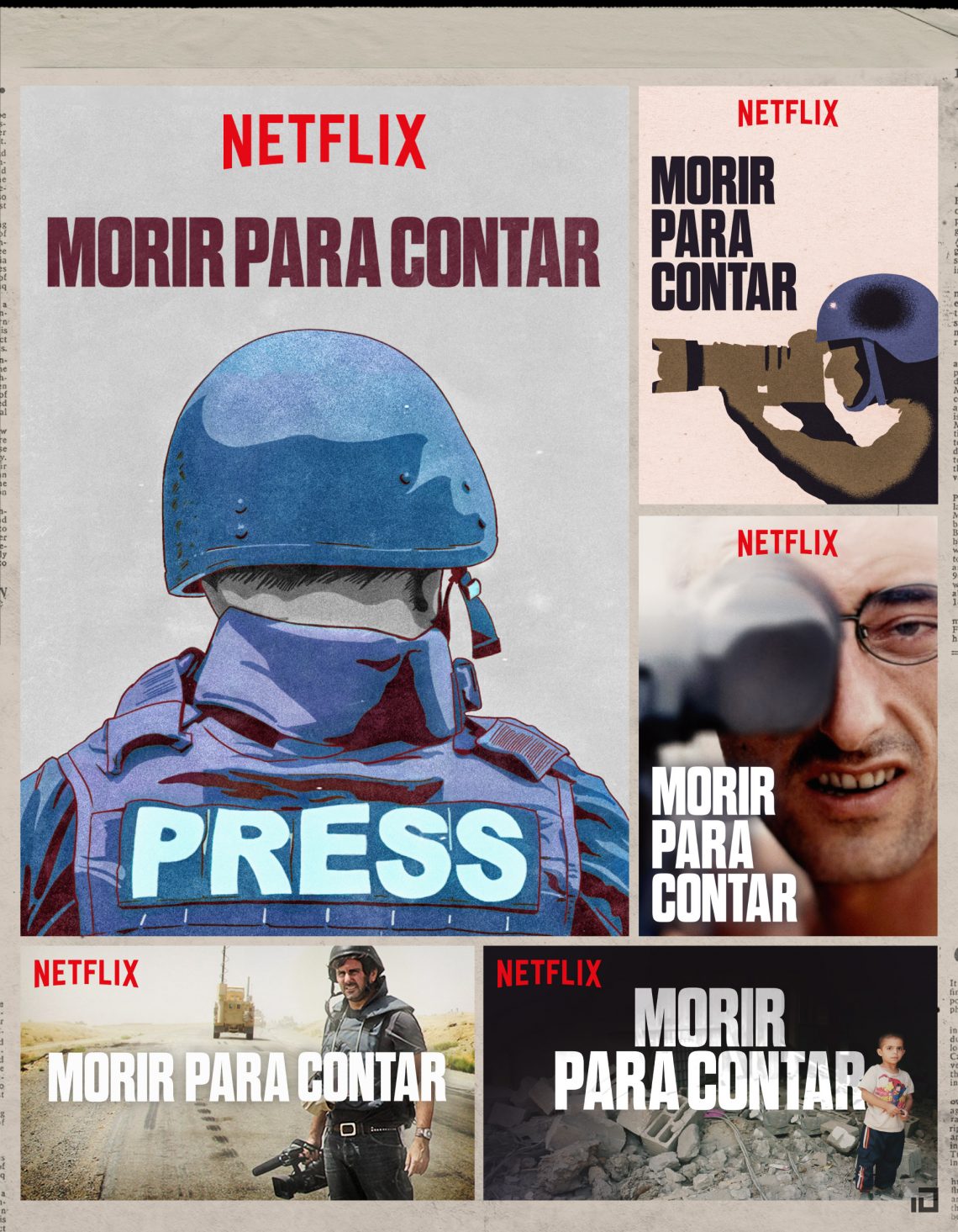 Morir para contar - Netflix platform art - Binalogue - Art direction, Design & Illustration