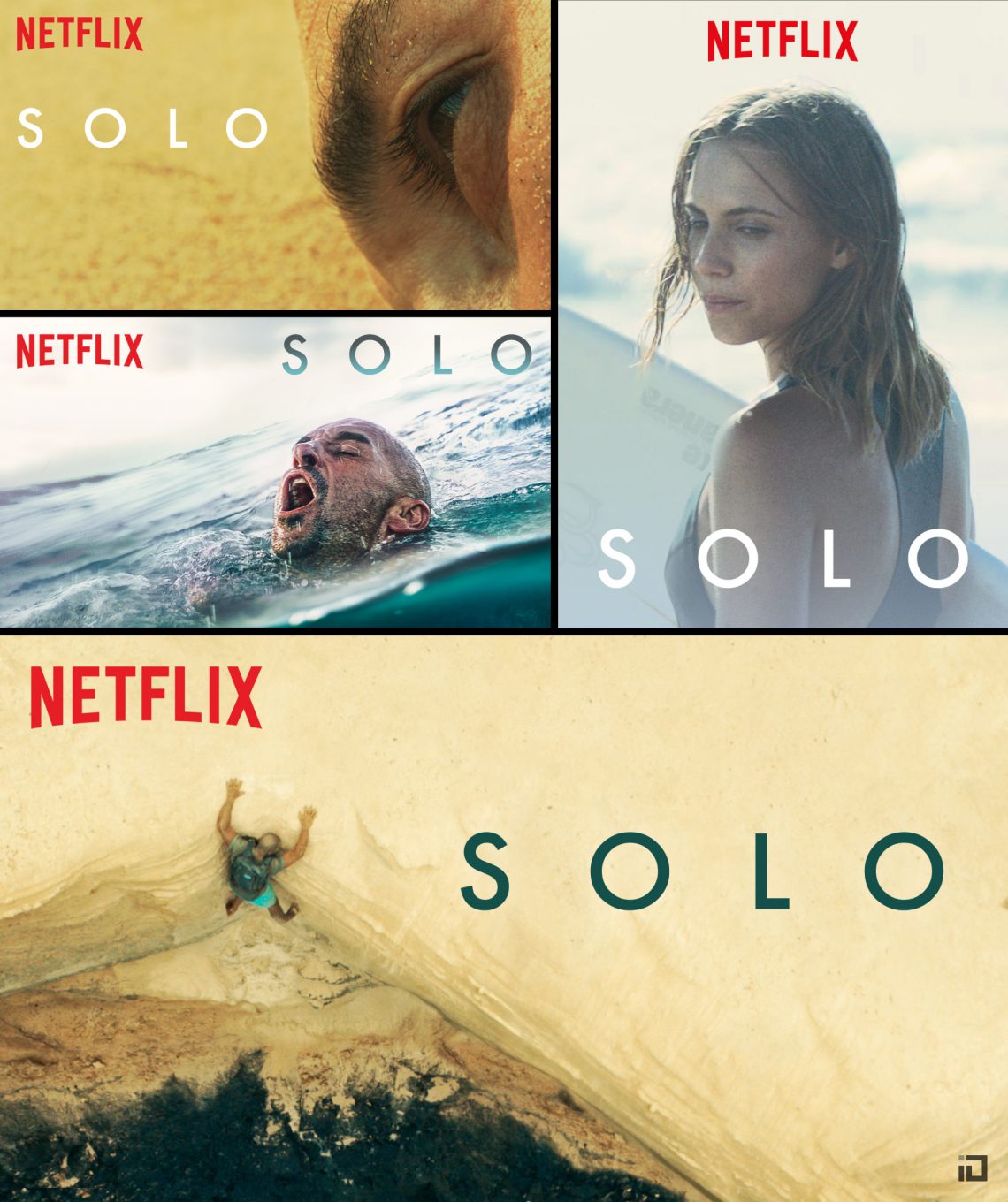 Solo - Netflix platform art - Binalogue - Art direction, Design & Illustration