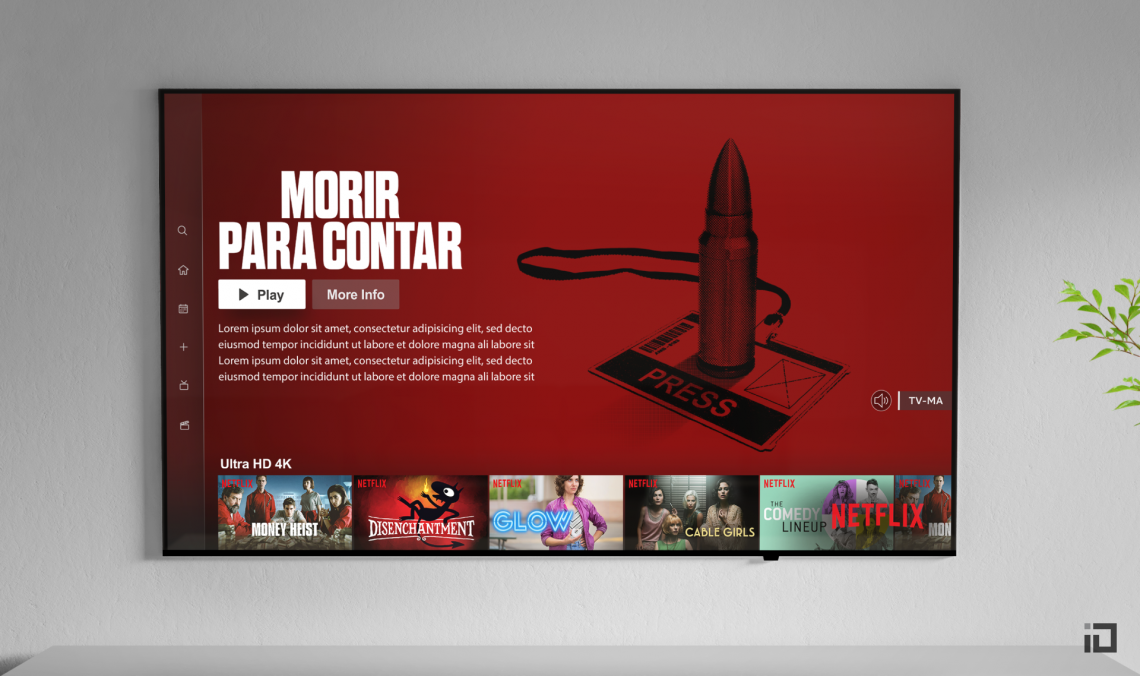Morir para contar - Netflix platform art - Binalogue - Art direction, Design & Illustration