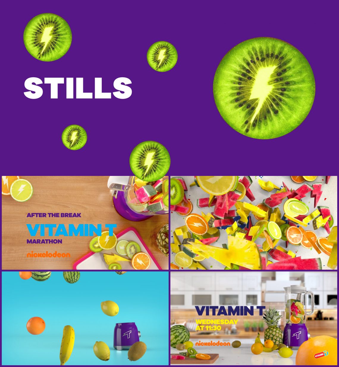 Nickelodeon - Vitamin T - Branding and graphics package - Binalogue - Direction & Design - Motion