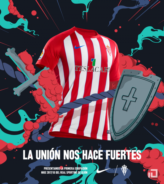 Nike - Sporting de Gijón - Key Arts - Binalogue - Design & Illustration