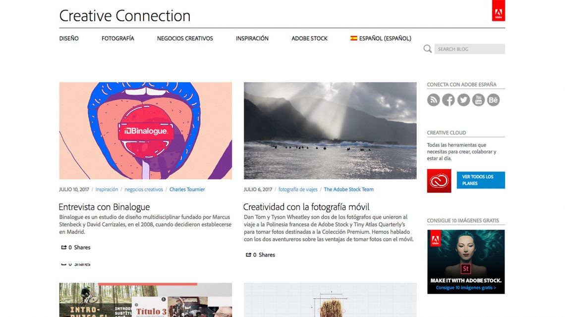 Interview on Adobe Creative Connection