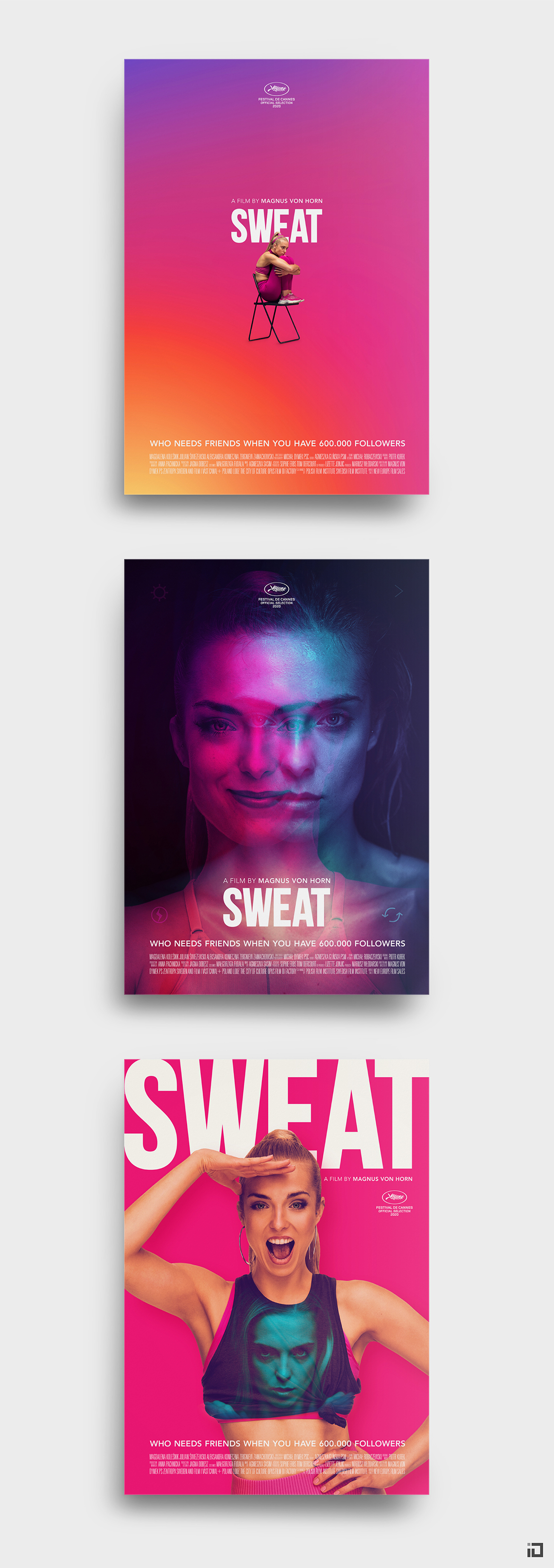 SWEAT - Official Movie Poster - Binalogue - Art direction & Design - Motion, Interactive & Graphic