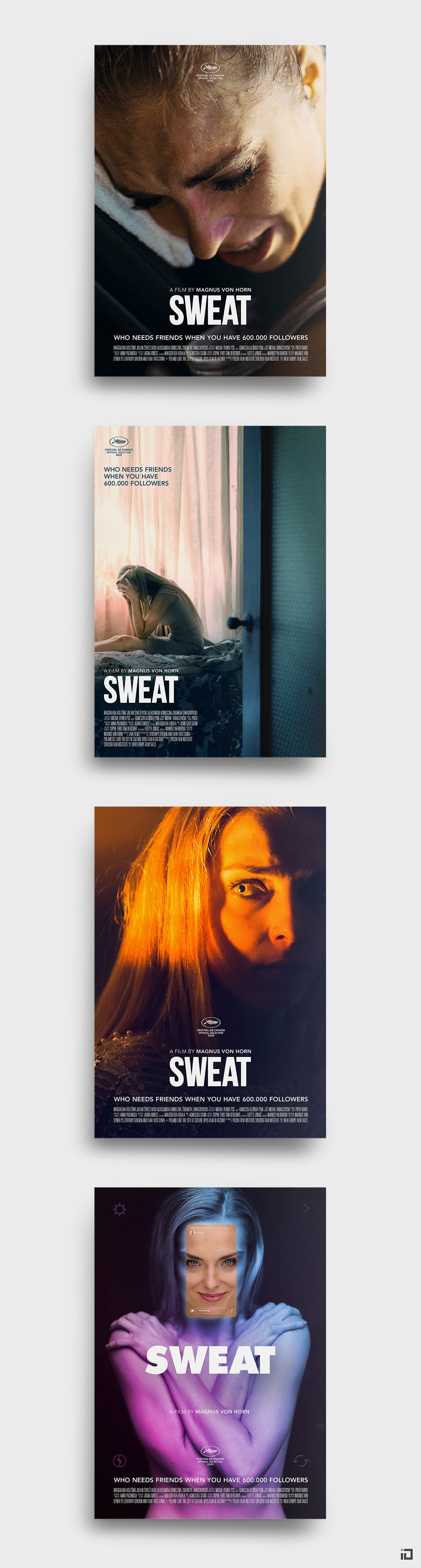 SWEAT - Official Movie Poster - Binalogue - Art direction & Design - Motion, Interactive & Graphic