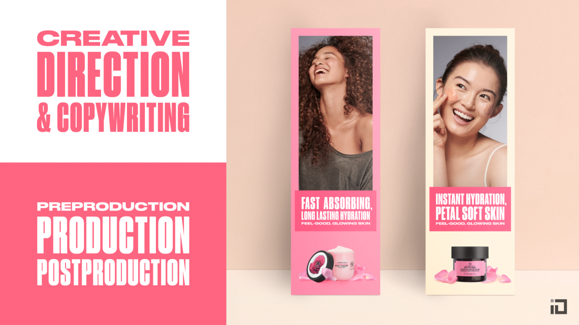 The Body Shop - British Rose - 2020 APAC Retail & Digital Campaign - Binalogue - Creative direction, Art direction & Design