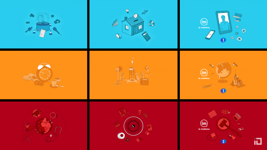 TVE - La mañana - Idents - Binalogue - Direction & Design - Motion, Interactive & Graphic