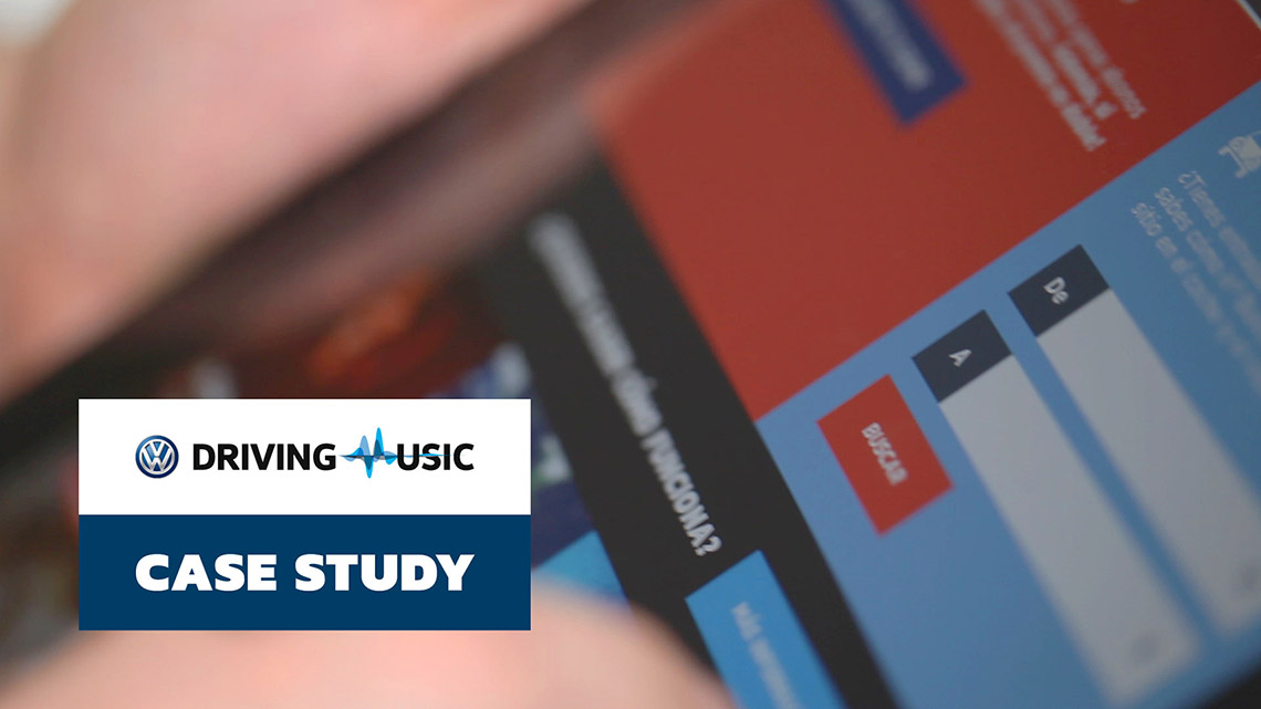 Volkswagen Driving Music - Carsharing platform - Binalogue - UX, Wed design & Web development